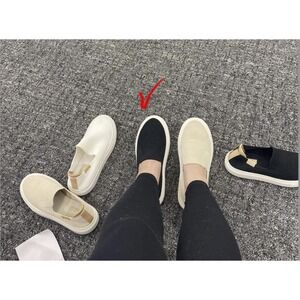 Ugg Alameda Sammy Womens 6.5 Black Loafers Knit Low Top Casual Slip On‎ Sneakers